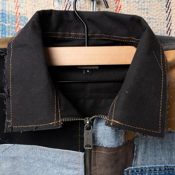 Upcycled patchwork carhartt chore jacket - Picture 5 of 7
